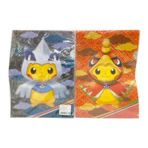 Pokemon Center (ポケモンセンター) A4クリアファイルセット メガポンチョを着たピカチュウ ポケモングッズ