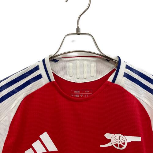 adidas (アディダス) サッカーウェア(トップス) IT6140 アーセナル 24/25 ホーム オーセンティックユニフォーム メンズ SIZE M ホワイト×レッド
