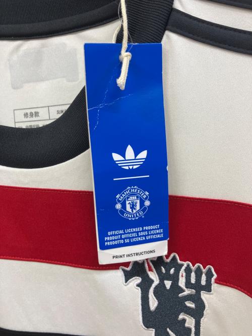 adidas (アディダス) サッカーウェア(トップス) IY7806 マンチェスター・ユナイテッド 24/25 サードユニフォーム メンズ SIZE L ホワイト