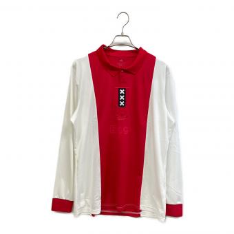 adidas (アディダス) サッカーユニフォーム JF6340 アヤックス・アムステルダム アニバーサリージャージー メンズ SIZE 3XL ホワイト×レッド