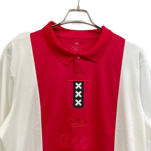 adidas (アディダス) サッカーユニフォーム JF6340 アヤックス・アムステルダム アニバーサリージャージー メンズ SIZE 3XL ホワイト×レッド