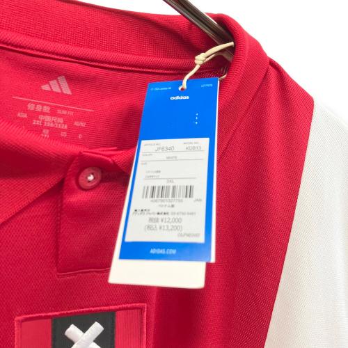 adidas (アディダス) サッカーユニフォーム JF6340 アヤックス・アムステルダム アニバーサリージャージー メンズ SIZE 3XL ホワイト×レッド