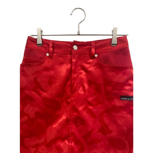 MARK&LONA (マークアンドロナ) ハーフパンツ ゴルフウェア(パンツ) MLW-1A-AE02 レディース SIZE 40 レッド