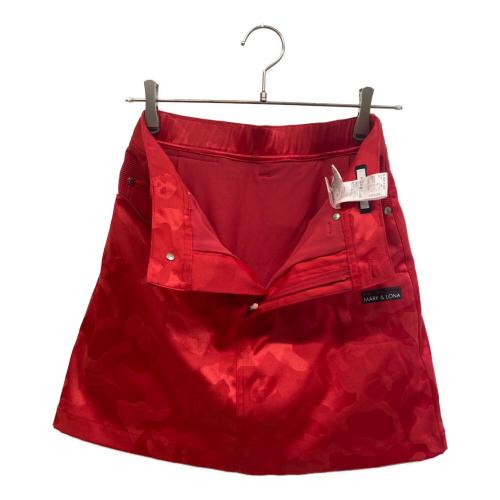 MARK&LONA (マークアンドロナ) ハーフパンツ ゴルフウェア(パンツ) MLW-1A-AE02 レディース SIZE 40 レッド