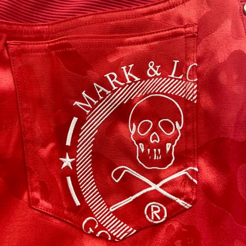MARK&LONA (マークアンドロナ) ハーフパンツ ゴルフウェア(パンツ) MLW-1A-AE02 レディース SIZE 40 レッド