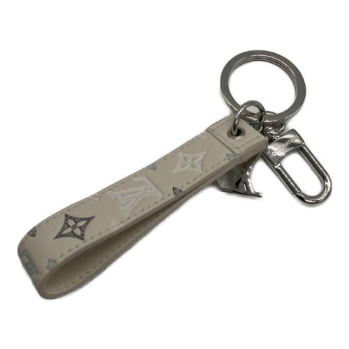 LOUIS VUITTON (ルイ ヴィトン) キーホルダー＆バッグチャーム・LV シャドウドラゴンヌ キーリング M04117 @ Π ホワイト