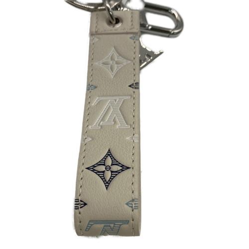 LOUIS VUITTON (ルイ ヴィトン) キーホルダー＆バッグチャーム・LV シャドウドラゴンヌ キーリング M04117 @ Π ホワイト