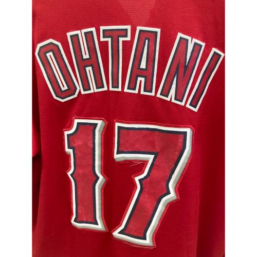 ANGELS (エンゼルス) 17 OHTANI ビジターレプリカユニフォーム Lサイズ レッド
