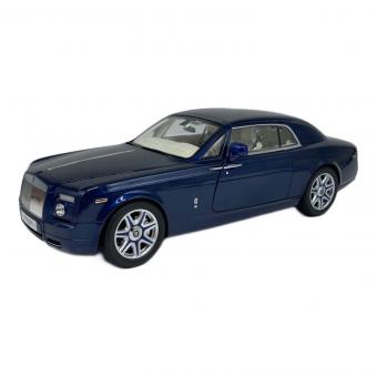 京商オリジナル 1/18 ロールス・ロイス ファントム クーペ (ブルーメタリック) モデルカー 天井スレキズ・箱ダメージ有り