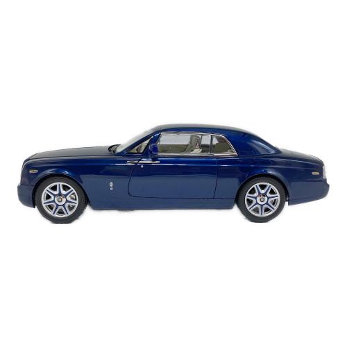 京商オリジナル 1/18 ロールス・ロイス ファントム クーペ (ブルーメタリック) モデルカー 天井スレキズ・箱ダメージ有り