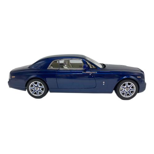 京商オリジナル 1/18 ロールス・ロイス ファントム クーペ (ブルーメタリック) モデルカー 天井スレキズ・箱ダメージ有り