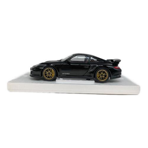 MINICHAMPS (ミニチャンプス) ポルシェ 911 (997II) GT2 RS 2011 ブラック/ゴールドホイール モデルカー 塗装ムラあり
