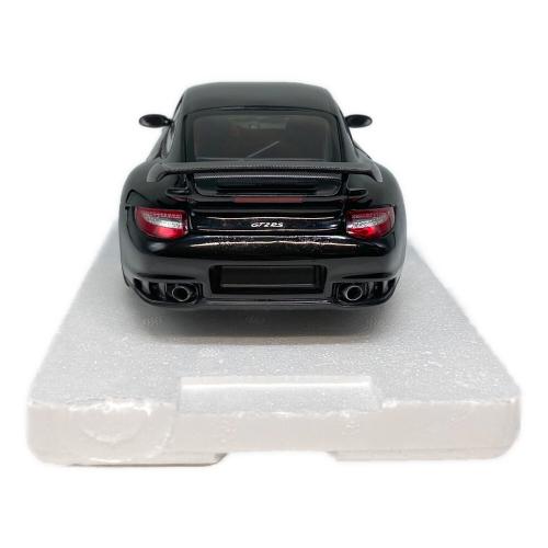 MINICHAMPS (ミニチャンプス) ポルシェ 911 (997II) GT2 RS 2011 ブラック/ゴールドホイール モデルカー 塗装ムラあり