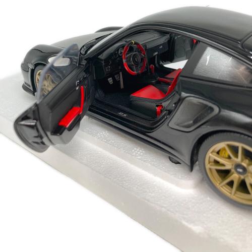 MINICHAMPS (ミニチャンプス) ポルシェ 911 (997II) GT2 RS 2011 ブラック/ゴールドホイール モデルカー 塗装ムラあり