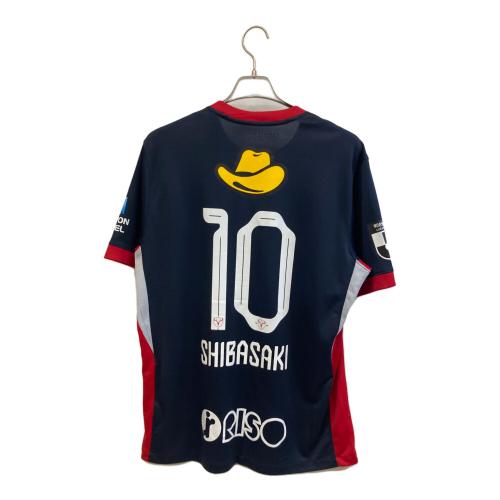 鹿島アントラーズ (カシマアントラーズ) サッカーユニフォーム HO250808BJF メンズ SIZE XL ネイビー×レッド