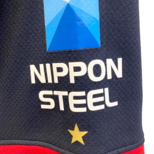 鹿島アントラーズ (カシマアントラーズ) サッカーユニフォーム HO250808BJF メンズ SIZE XL ネイビー×レッド