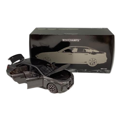 MINICHAMPS (ミニチャンプス) 1/18 BMW i7 M70 (G70) 2024 モデルカー スレ・箱ヘコミヤブレ有
