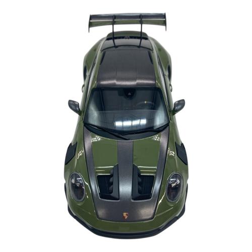 MINICHAMPS (ミニチャンプス) 1/18 ポルシェ 911 (992) GT3RS 2024 ナトーオリーブ/ブラックホイール モデルカー 箱ヤブレ有