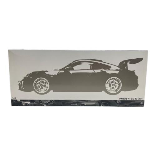 MINICHAMPS (ミニチャンプス) 1/18 ポルシェ 911 (992) GT3RS 2024 ナトーオリーブ/ブラックホイール モデルカー 箱ヤブレ有
