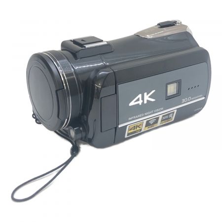 ジョウネツカカク　4Kビデオカメラ 動作確認済 SDXCカード対応 DV-AC3-2-BK -