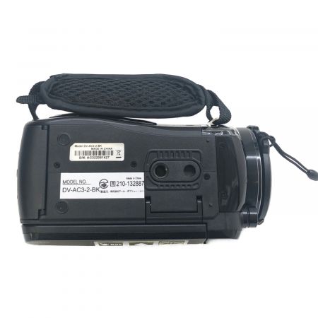 ジョウネツカカク　4Kビデオカメラ 動作確認済 SDXCカード対応 DV-AC3-2-BK -