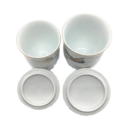 深川製磁 (フカガワセイジ) 湯呑み＆茶碗セット 有田焼 茶碗×2 湯呑×2