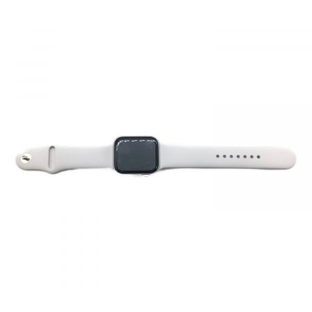 Apple (アップル) Apple Watch SE(第2世代) 純正バンド(ホワイト)付 MNK23J/A GPSモデル ケースサイズ:44㎜ 〇 程度:Bランク -