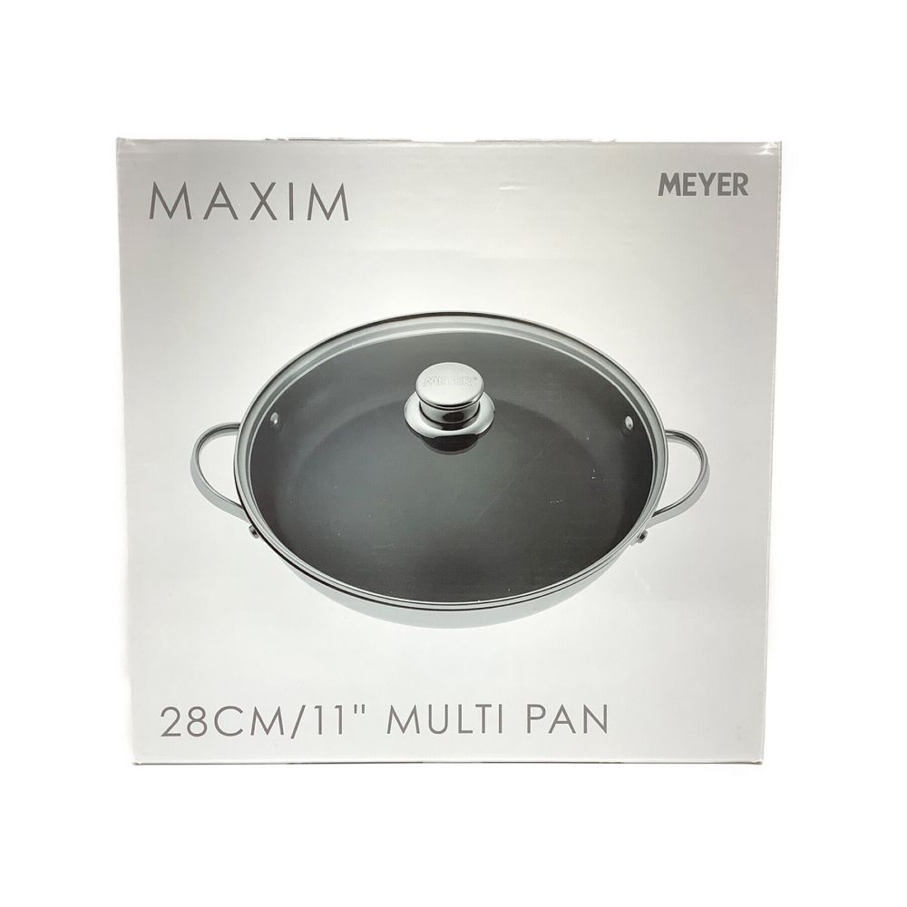 MEYER マイヤー MAXIM SS オールラウンドパン 28cm IH対応 MXS-MP28F 多用途鍋 マキシム マルチパン - 調理器具