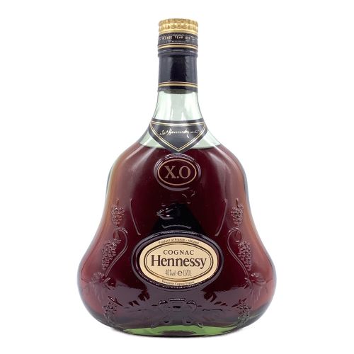 古酒未開封 ヘネシー Hennessy XO 金キャップ グリーンボトル