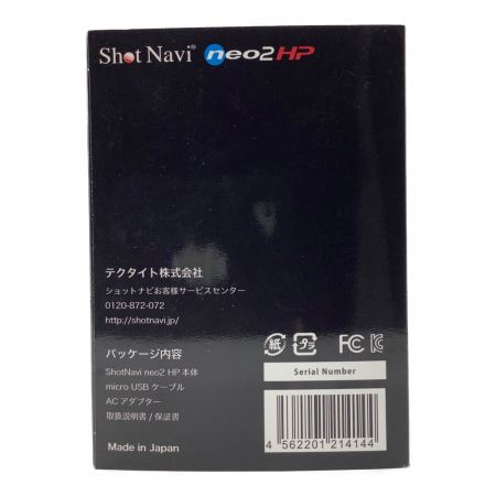 Shot Navi (ショットナビ) ゴルフ距離測定器 通電確認のみ Neo2 HP