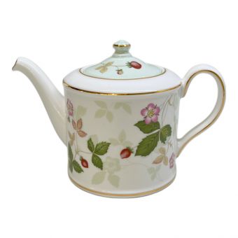 Wedgwood (ウェッジウッド) スモールティーポット 底面ヨゴレ有 ワイルドストロベリー パステル 単品