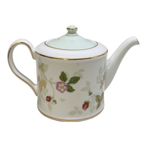 Wedgwood (ウェッジウッド) スモールティーポット 底面ヨゴレ有 ワイルドストロベリー パステル 単品