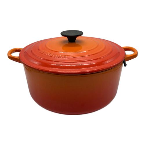 LE CREUSET (ルクルーゼ) ココットロンド 3.3L 22cm レッド