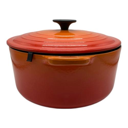 LE CREUSET (ルクルーゼ) ココットロンド 3.3L 22cm レッド