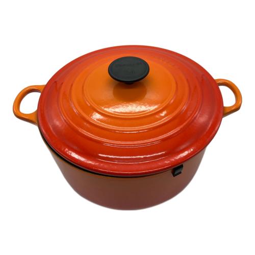 LE CREUSET (ルクルーゼ) ココットロンド 3.3L 22cm レッド