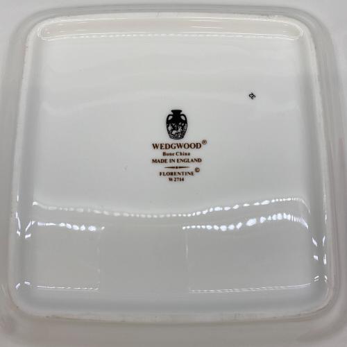 Wedgwood (ウェッジウッド) スクエアプレート フロレンティーン・ターコイズ
