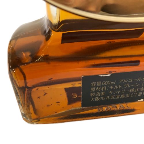 サントリー special reserve whiskey 600ml 楽器ボトル ハープ型 未開封