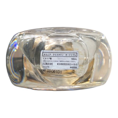 BVLGARI (ブルガリ) フレグランス オムニア クリスタン オードトワレ 100ml 残量80%-99%