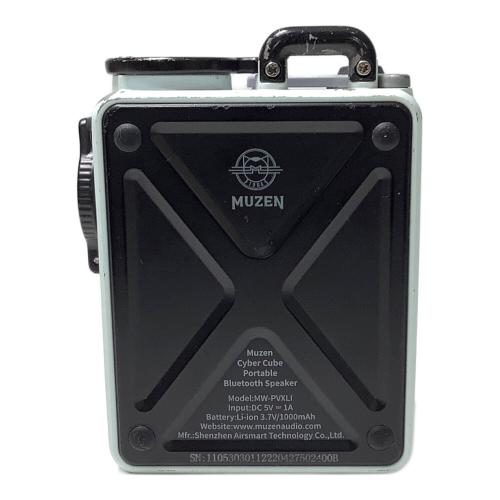 Muzen (ミューゼン) Bluetooth対応スピーカー CYBER CUBE 一部破損あり MW-PVXLI