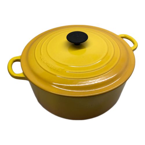 LE CREUSET (ルクルーゼ) ココットロンド イエロー