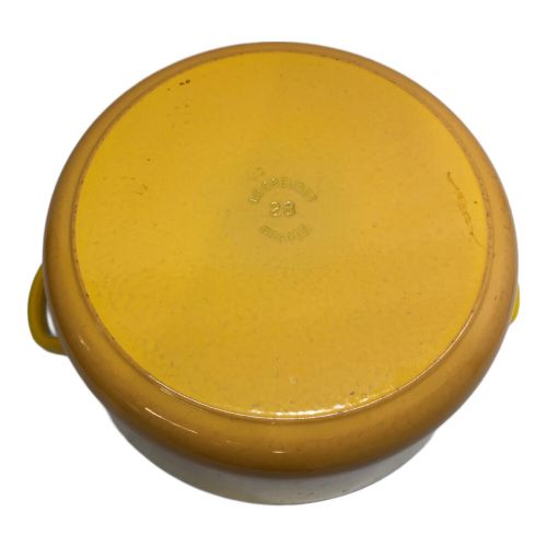 LE CREUSET (ルクルーゼ) ココットロンド イエロー