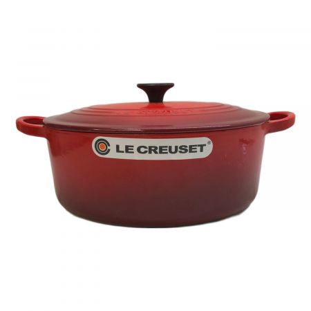 LE CREUSET ココットオーバル 25cm レッド LE CREUSET (ルクルーゼ