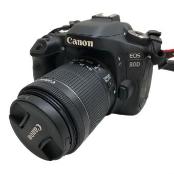 CANON (キャノン) デジタル一眼レフカメラ EOS 80D 2580万画素(総画素) 2420万画素(有効画素) APS-C 専用電池 1/8000～30秒 -