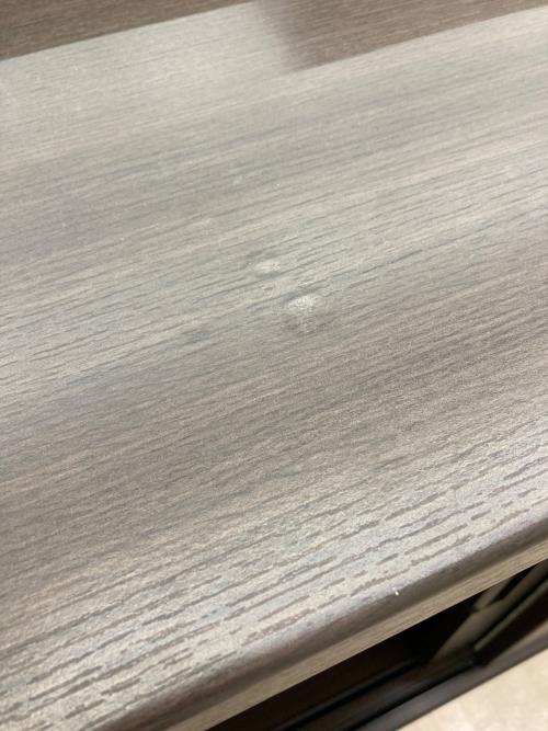 ニトリ サイドボード ブラウン 50 スライド2枚扉 アカツキ