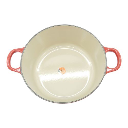 LE CREUSET (ルクルーゼ) ココットロンド オレンジ 22cm