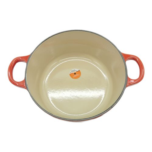 LE CREUSET (ルクルーゼ) ココットロンド オレンジ 18cm