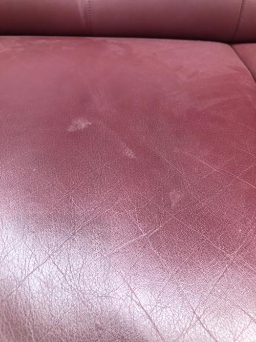 karimoku (カリモク) ハイバック3人掛けソファー バーガンディー 3人掛け ZU4603F535 半革