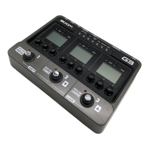 ZOOM (ズーム) マルチエフェクター G3 動作未確認