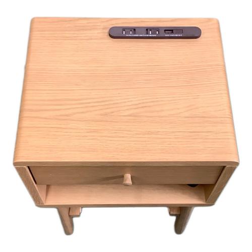 関家具 (セキカグ) ナイトテーブル ナチュラル 166 引出付き EPOL