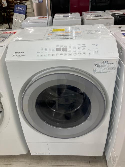 TOSHIBA (トウシバ) ドラム式洗濯乾燥機 TW-127XH3R 2023年製 抗菌ウルトラファインバブル洗浄W搭載